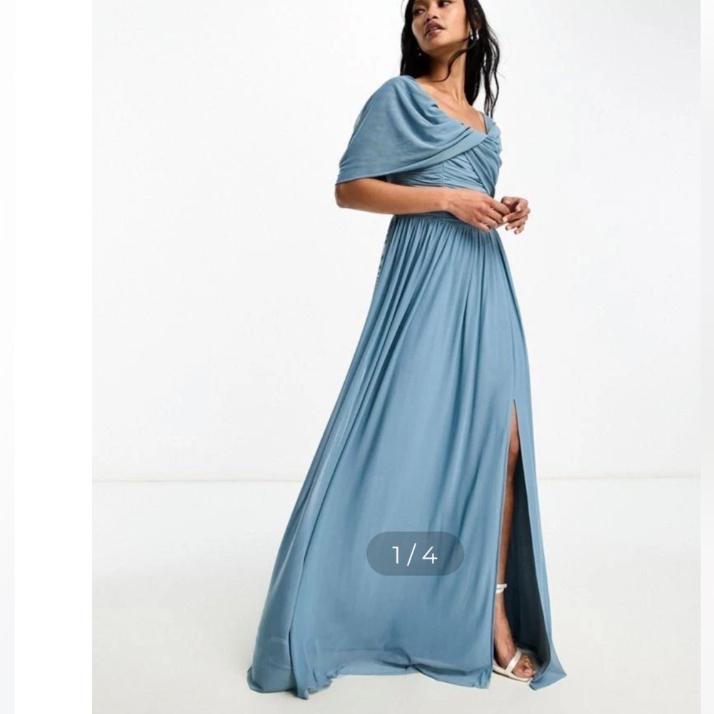 Asos Little Mistress tulle maxi dress - Picture 5 of 5